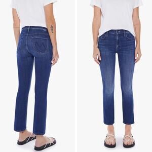 MOTHER The Insider Ankle Straight Jeans Ripe For The Picking
